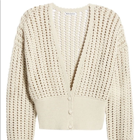 Reformation Sweaters - Reformation Erin Front Button Cardigan